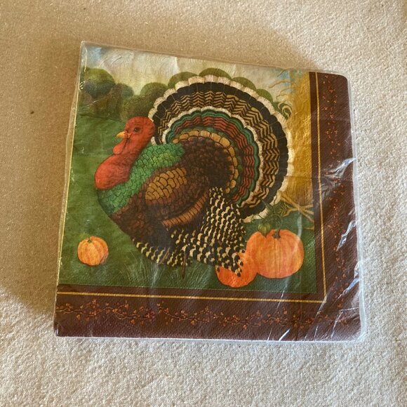 Thanksgiving Bundle Plates, Napkins & Cups - Picture 5 of 16